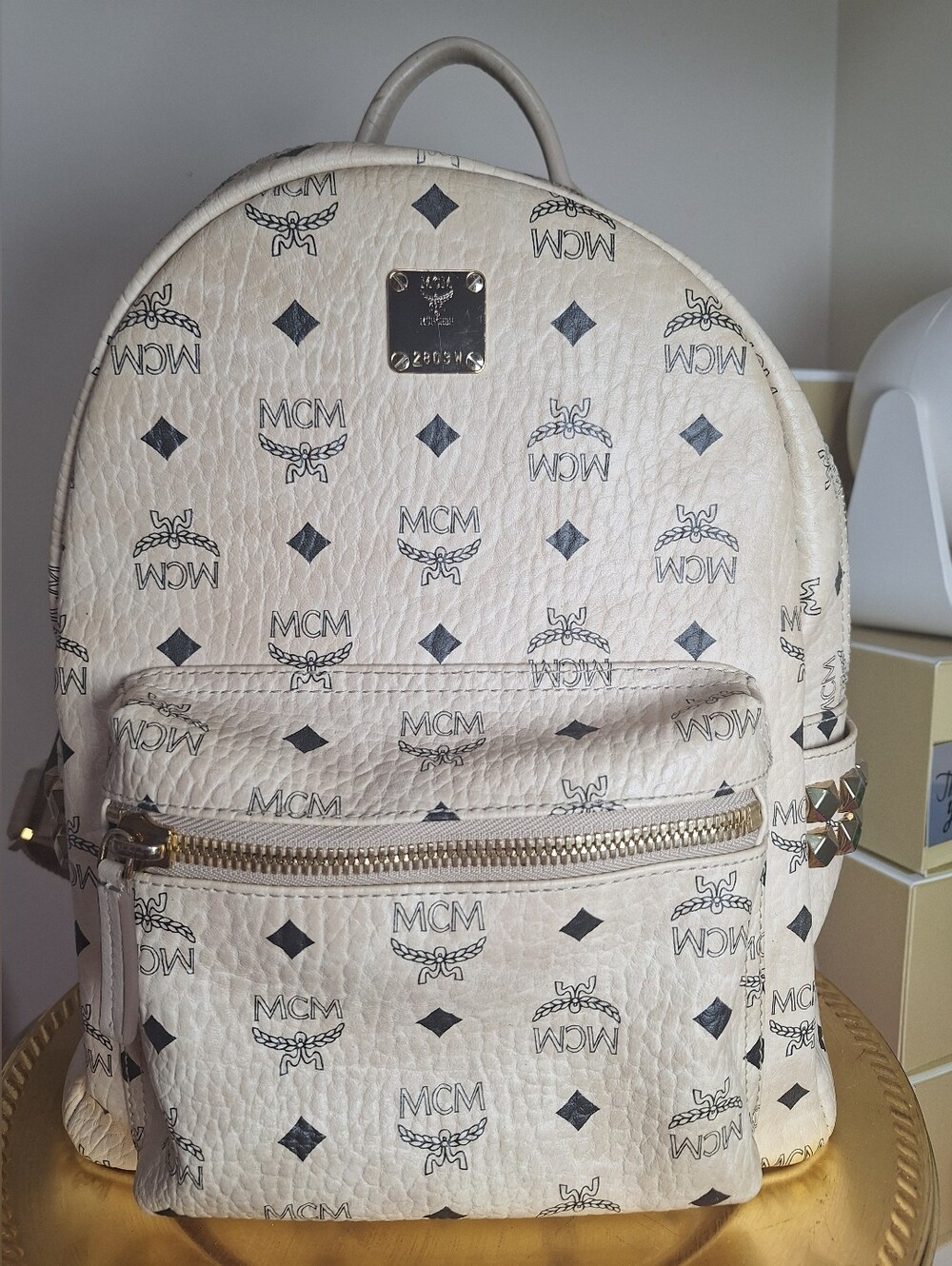 MCM Stark Backpack Visetos AUTHENTIC CERTIFICATED